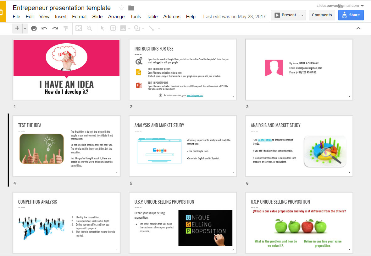 Google Slides Presentations Students First